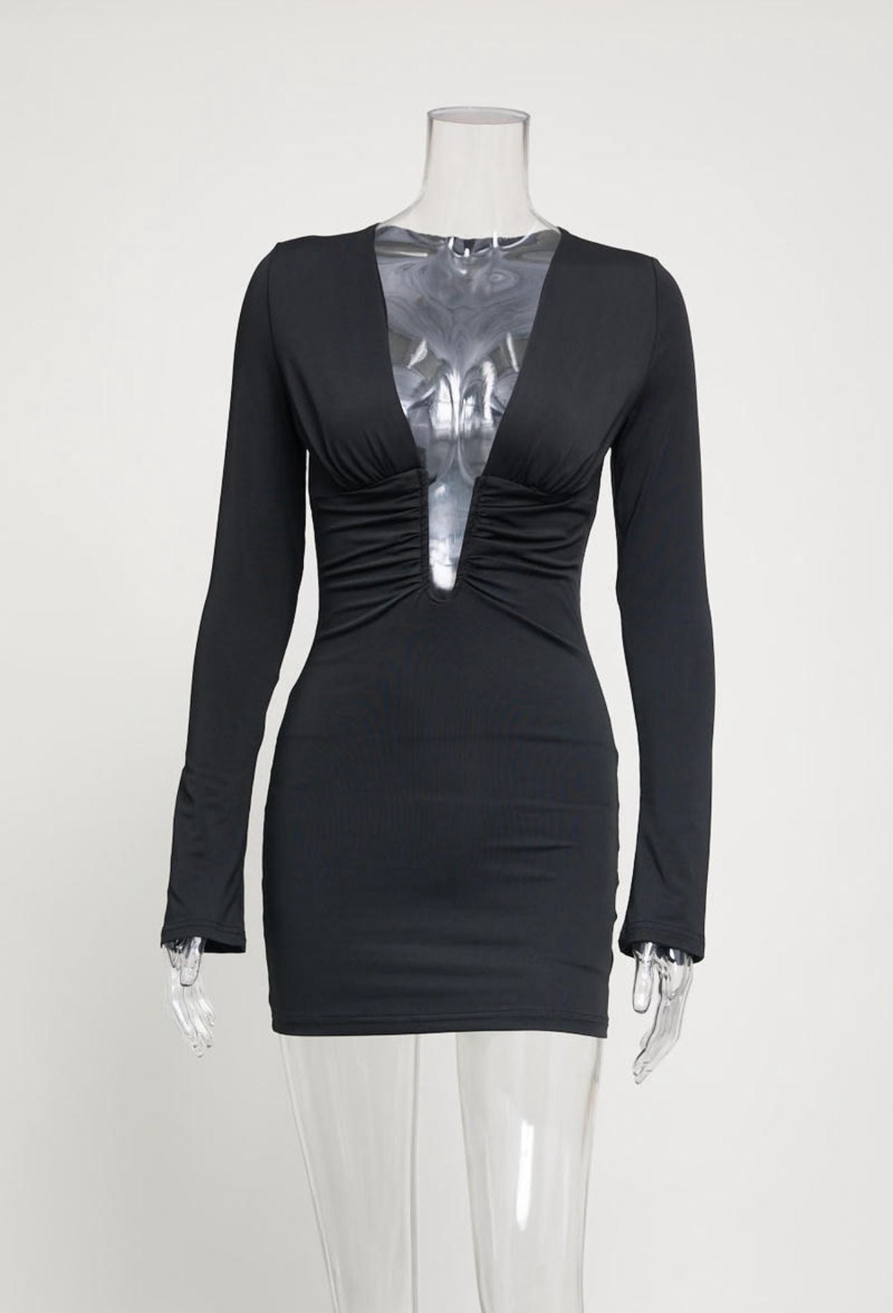 Escote bodycon dress