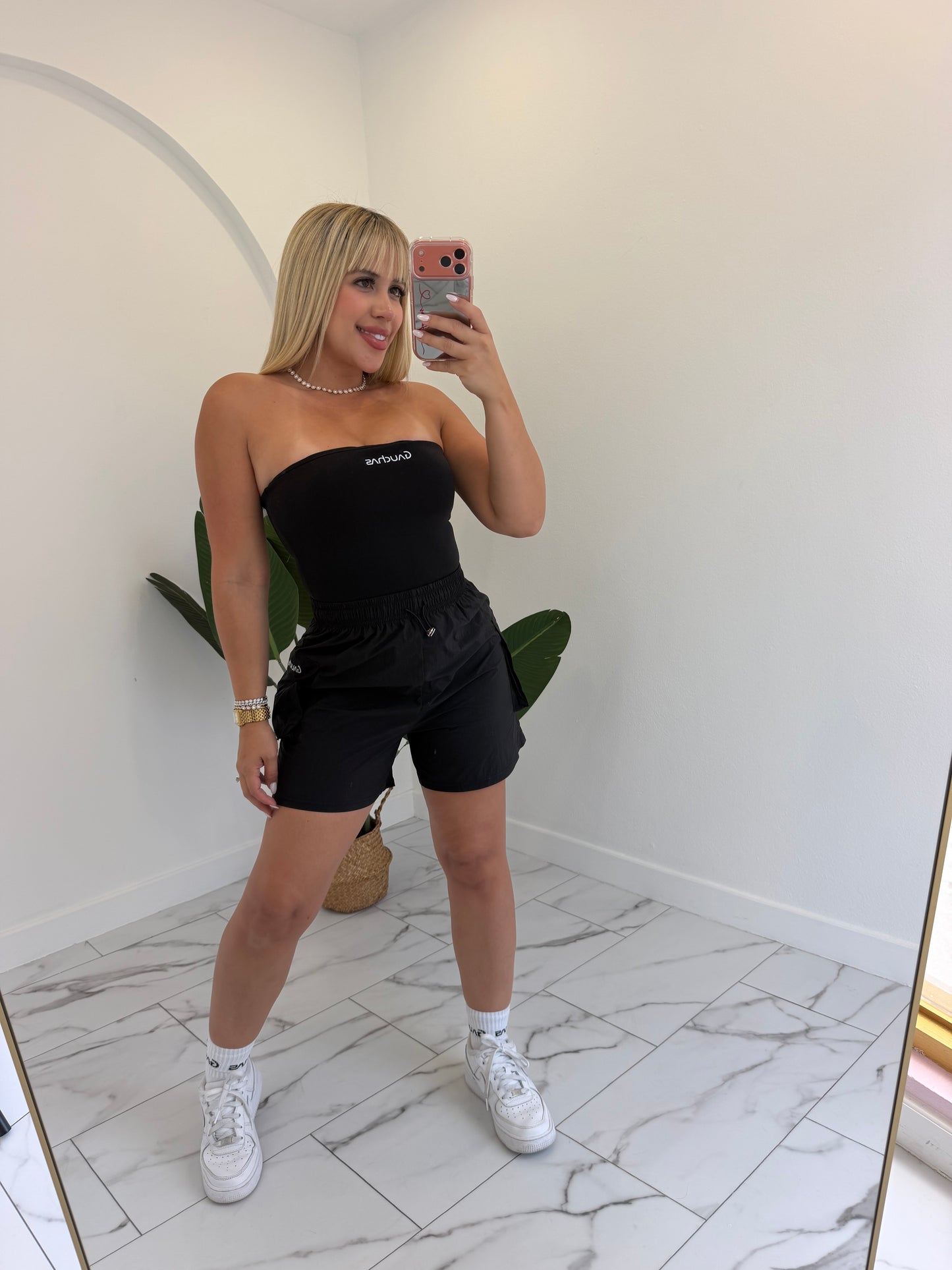 Strapless G cute top