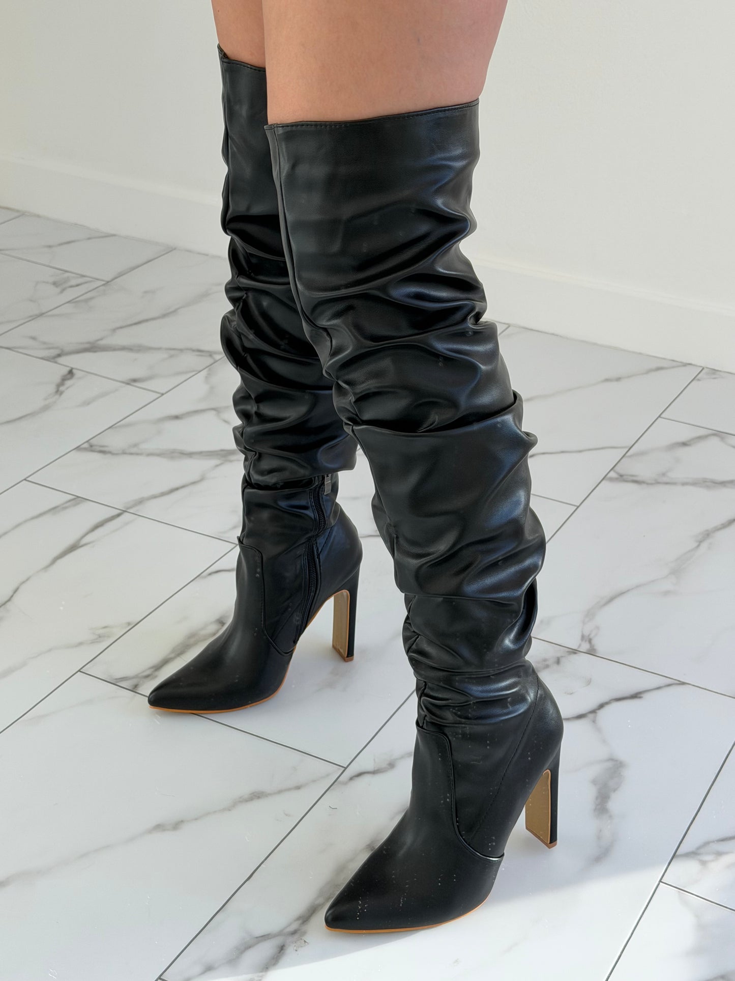 Botas Long Fruncidas