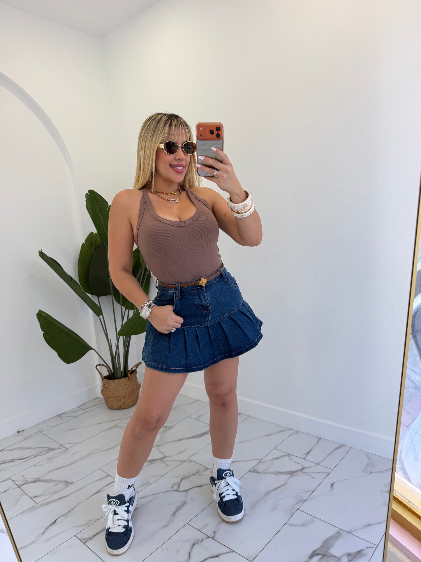 RBD Denim Skort