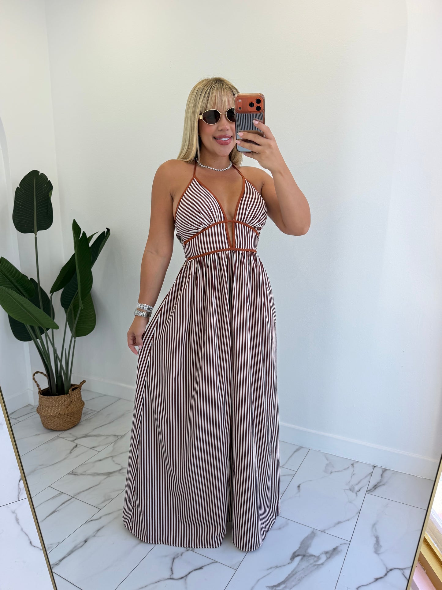 Maxi lines dress