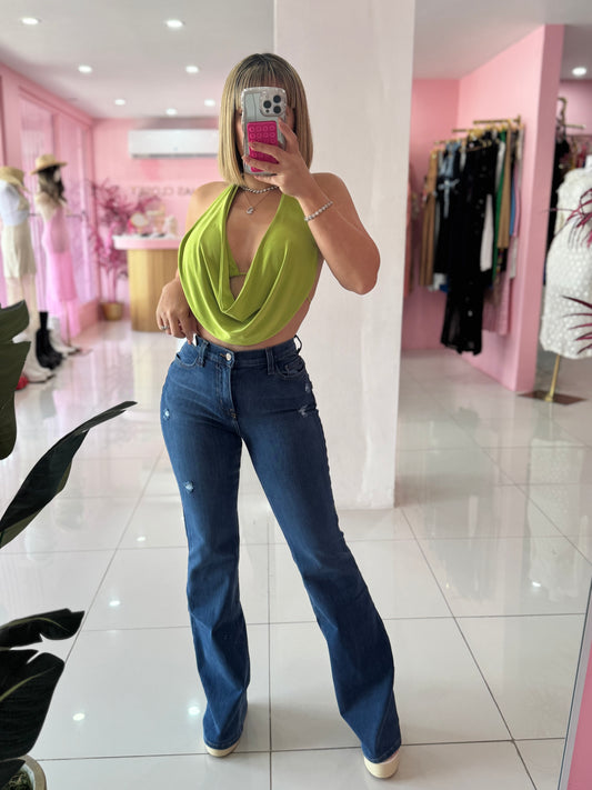 Vibrant Dark Denim