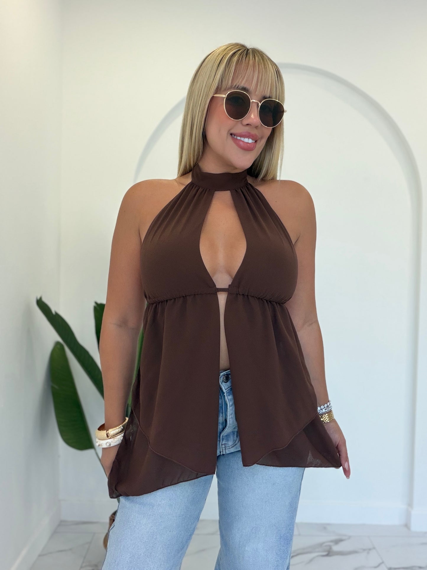 Mesh Long Top