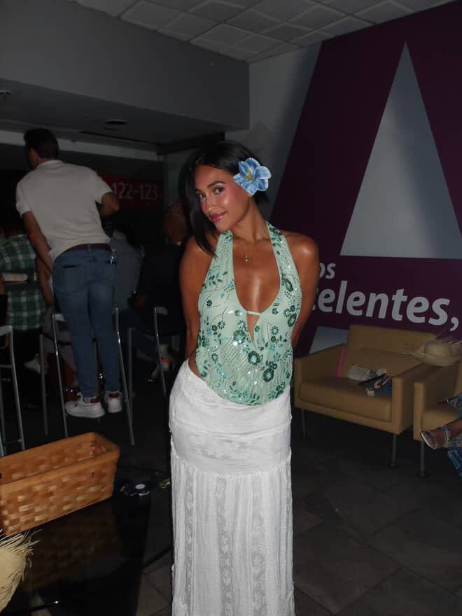 Fancy Sequins Halter top