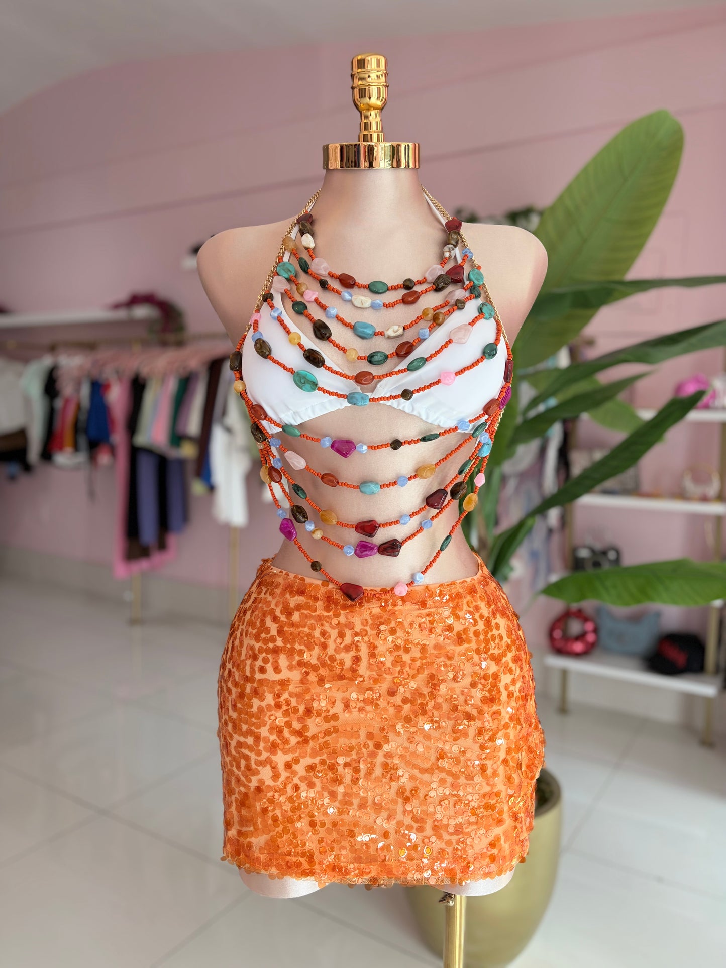 Sequins colors Skirt