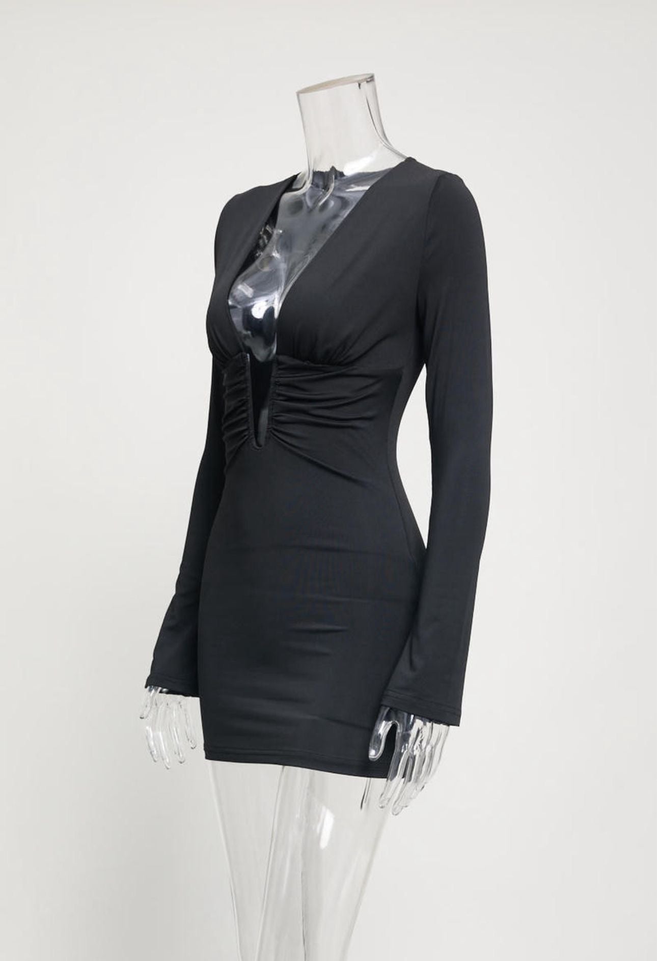 Escote bodycon dress