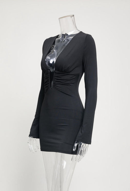Escote bodycon dress