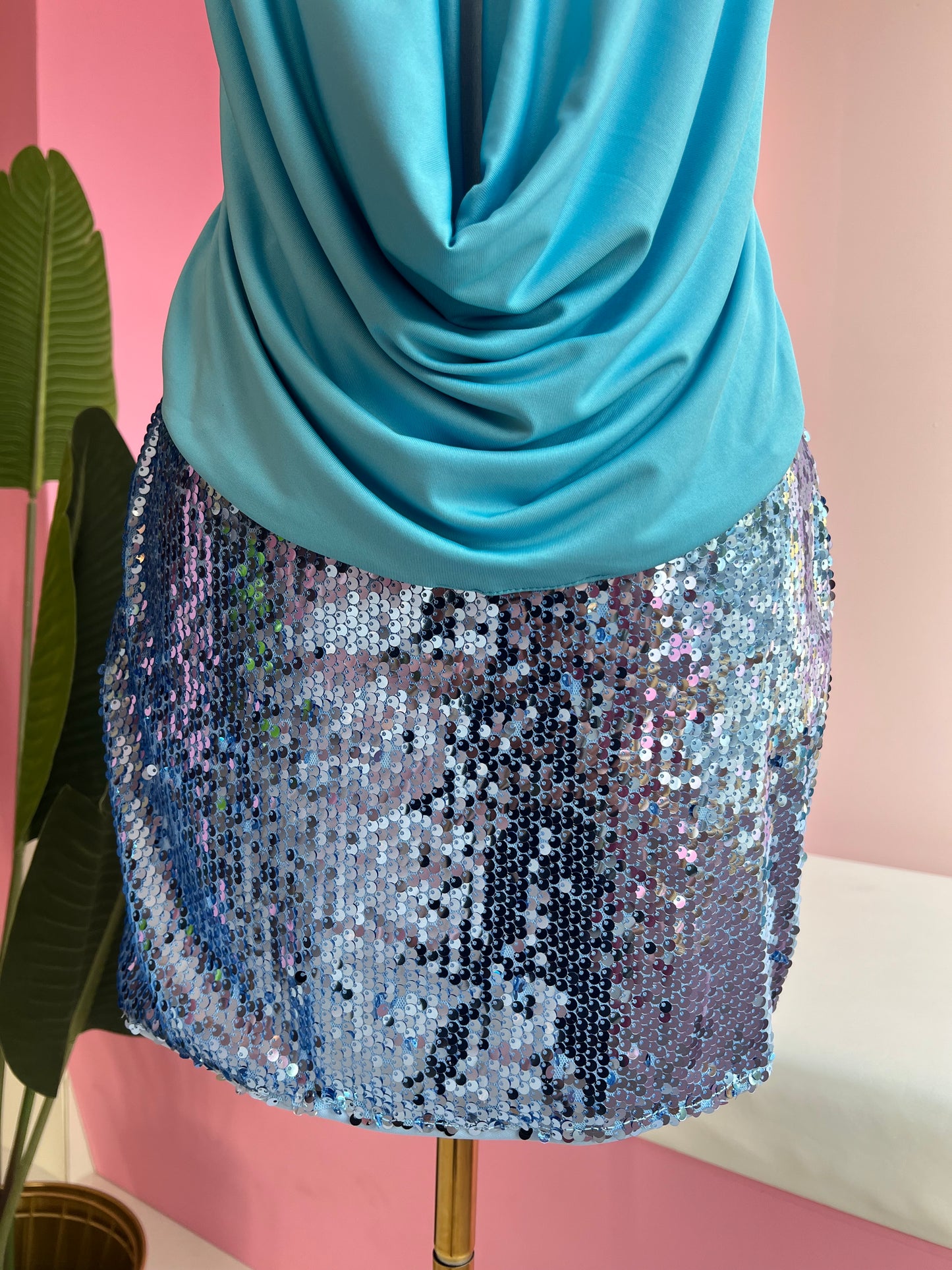 Pastel Sequins Skirt