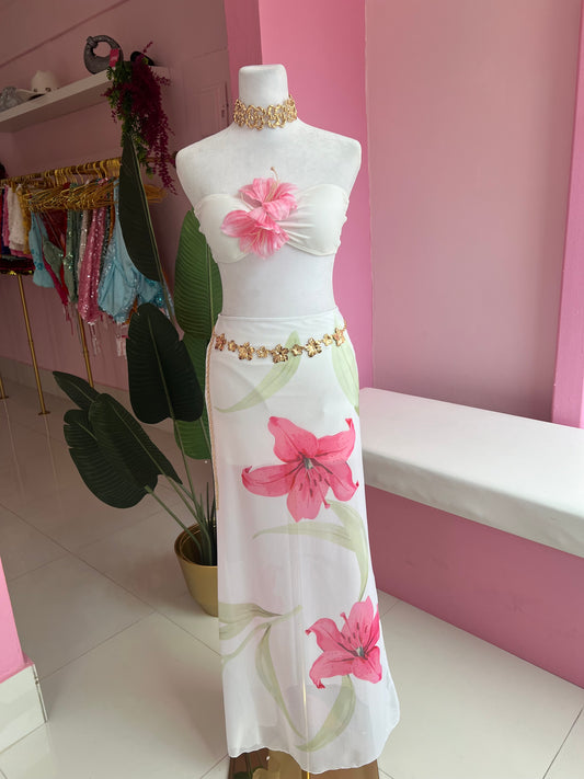 Orquídea white set