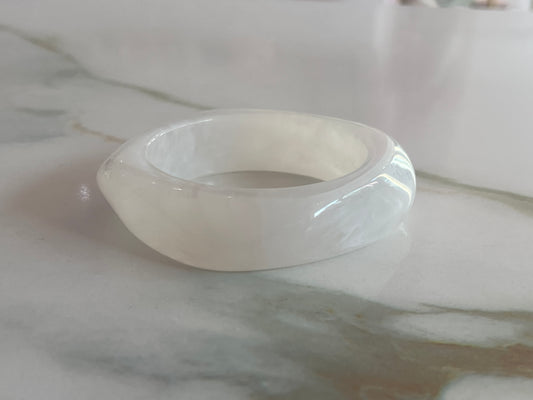 Bangle mármol blanco