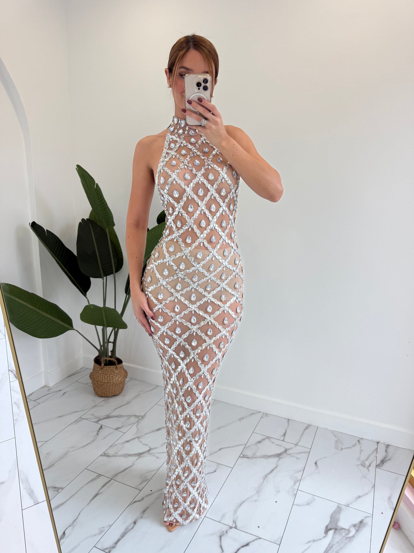 Rhinestone Lux Dress