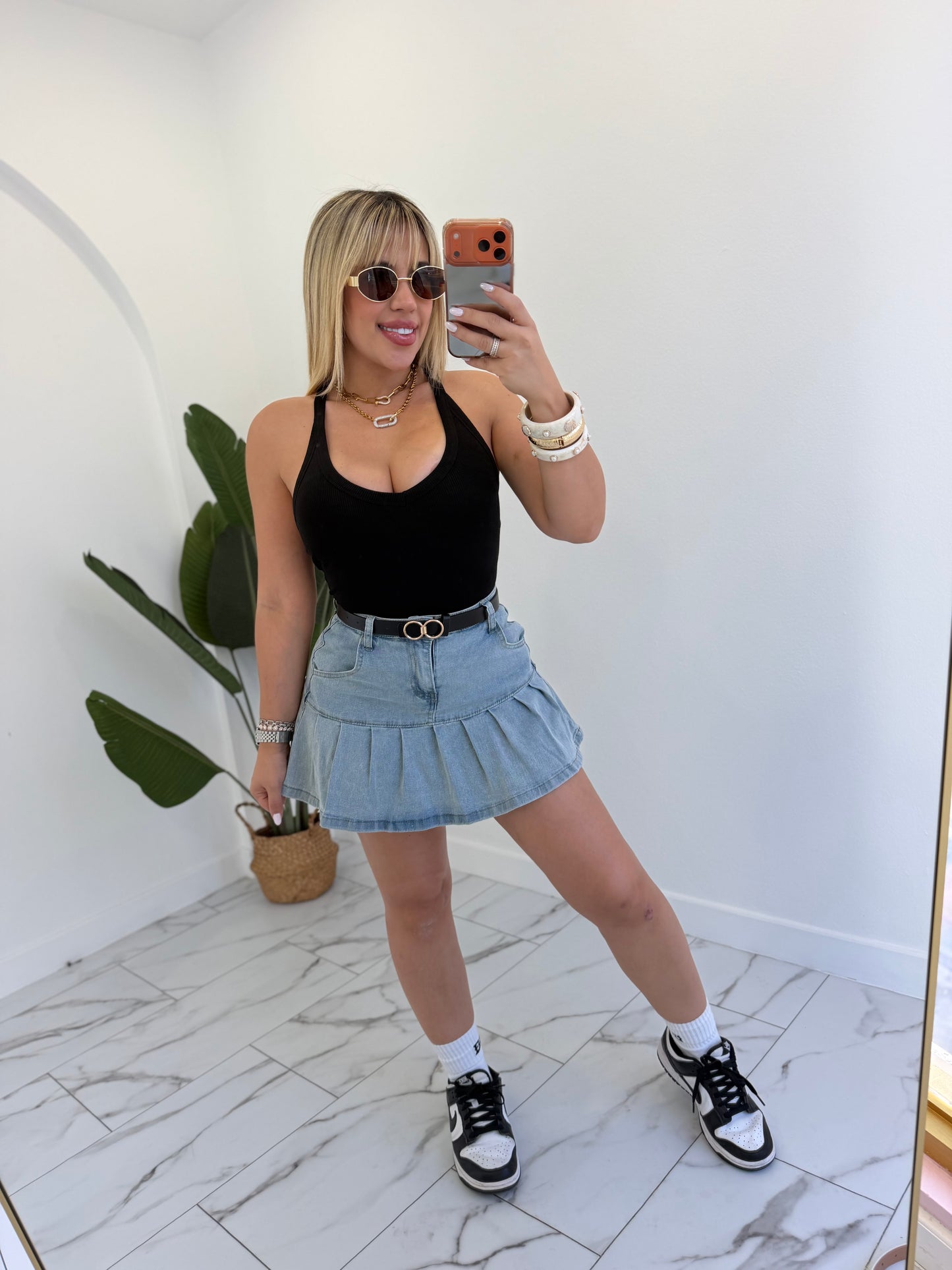 RBD Denim Skort