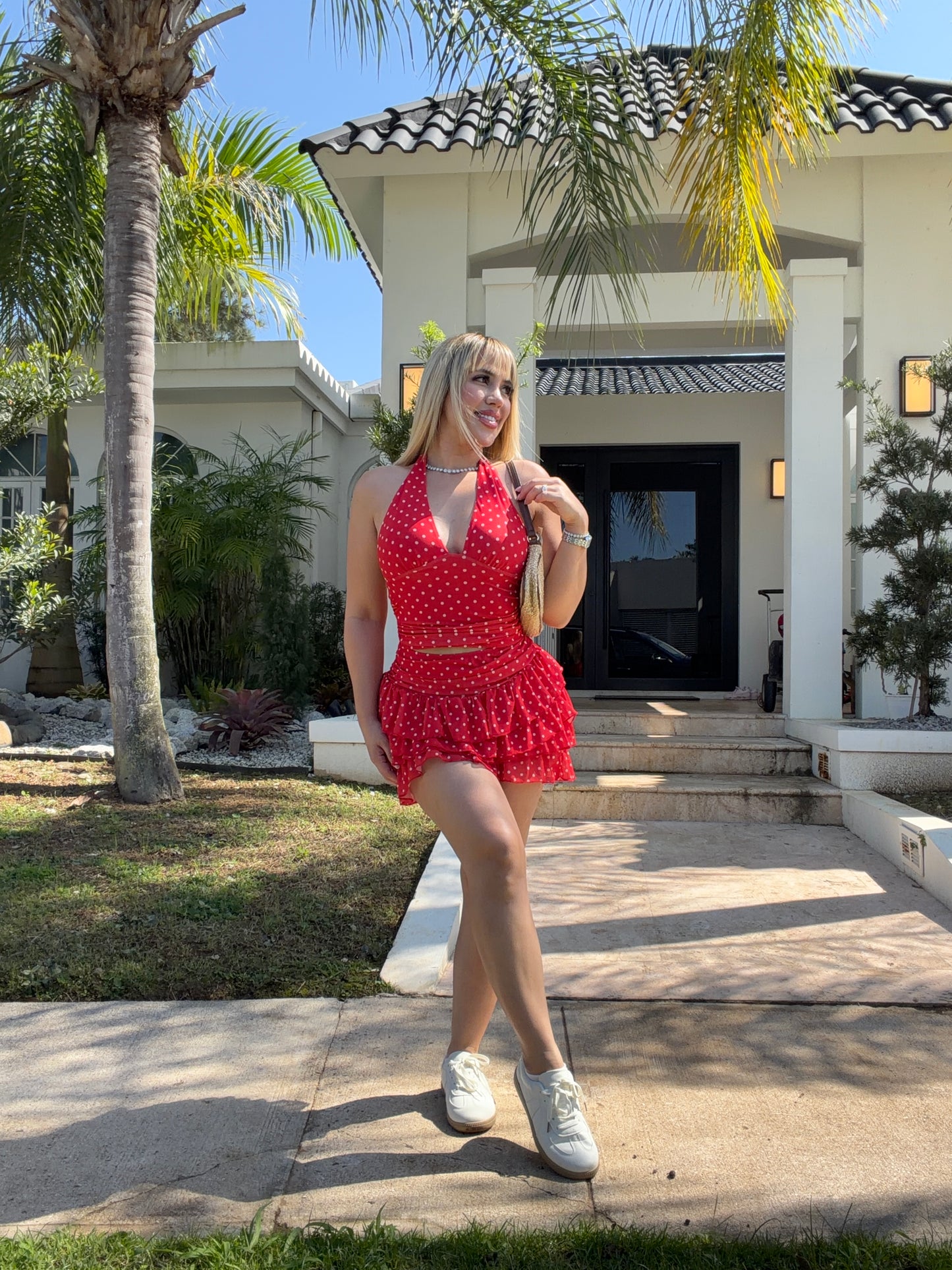 Polka Dot skort set