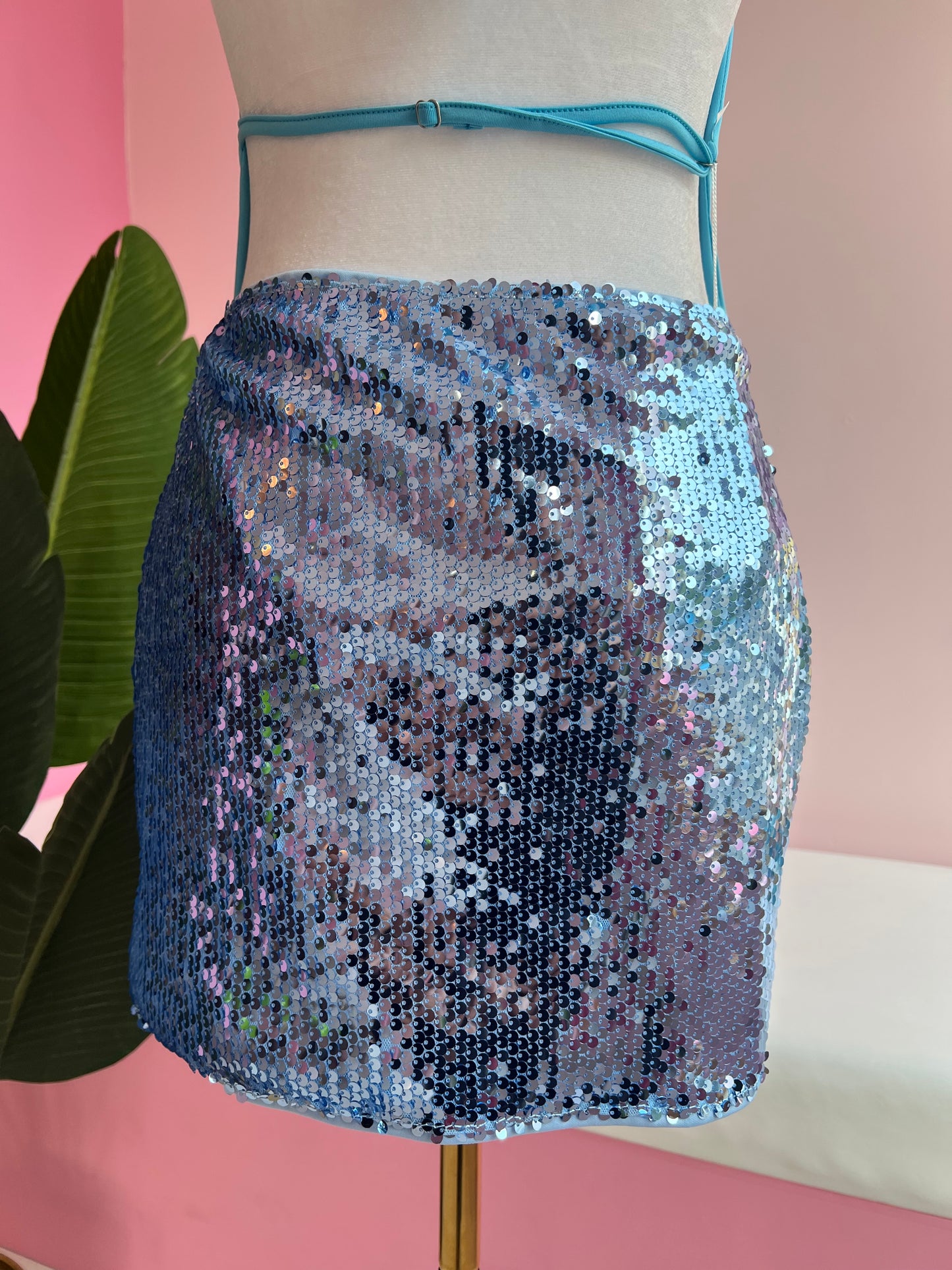 Pastel Sequins Skirt