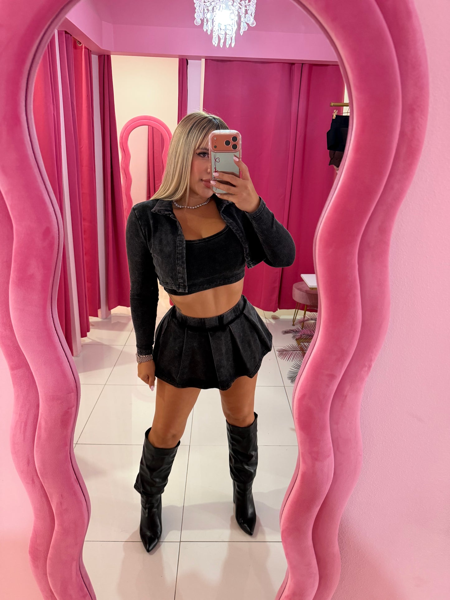 Marmol Skort Jacket Set (3 piezas) (Copy)