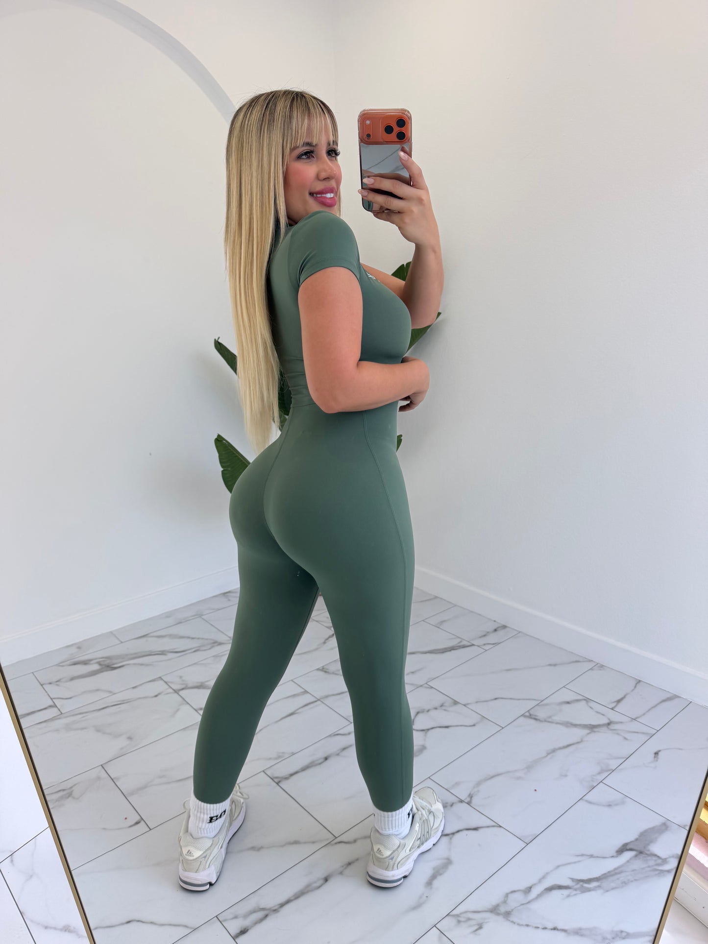 Jumpsuit Tshirt Style Zipper (Spandex) sport