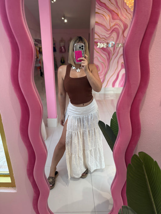 Maxi skirt flores