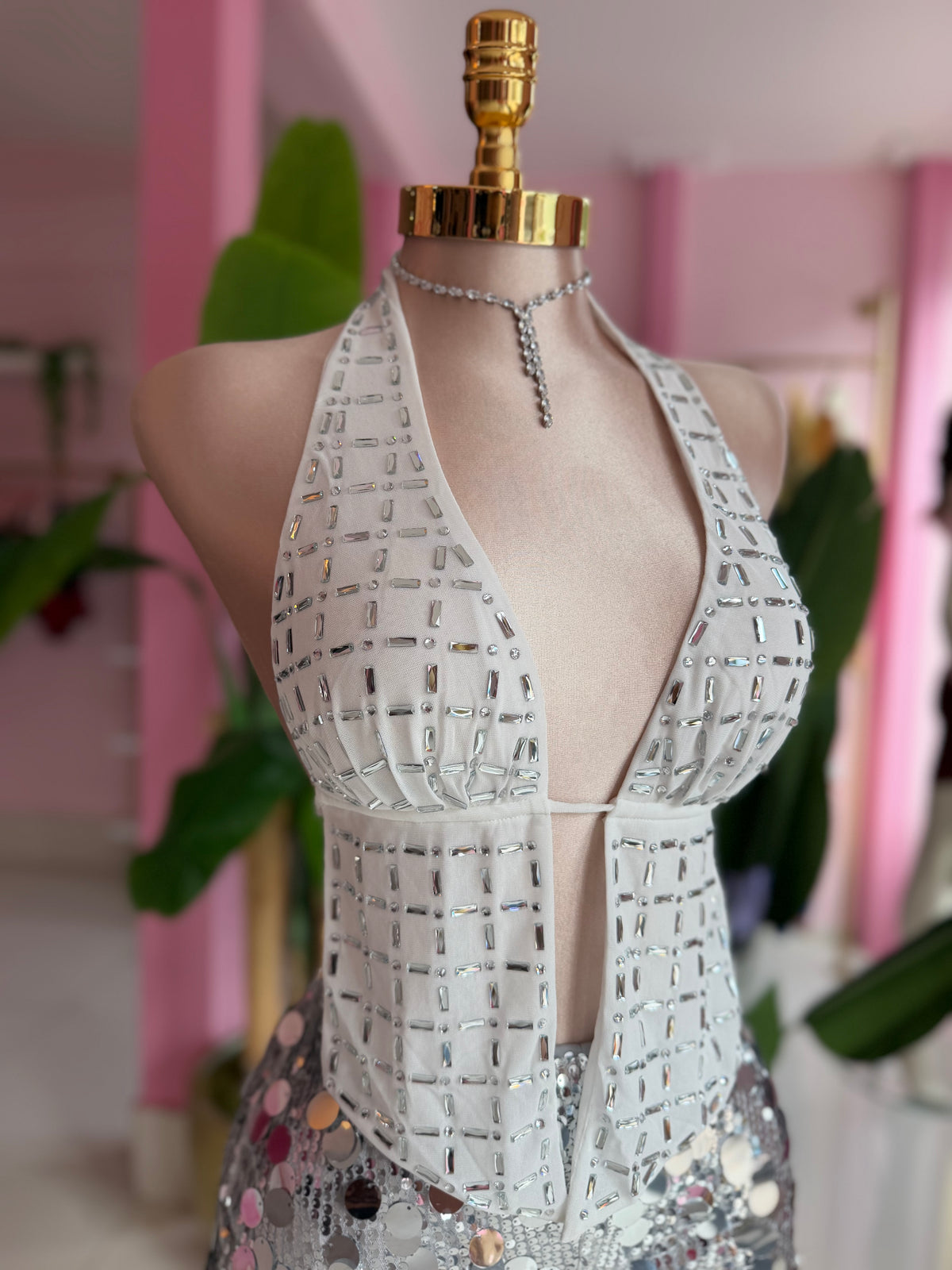 Party halter top