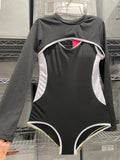 Swimsuit + Top Manga Larga