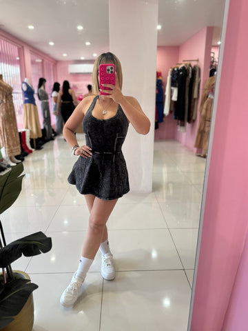 Mineral Zipper Dress