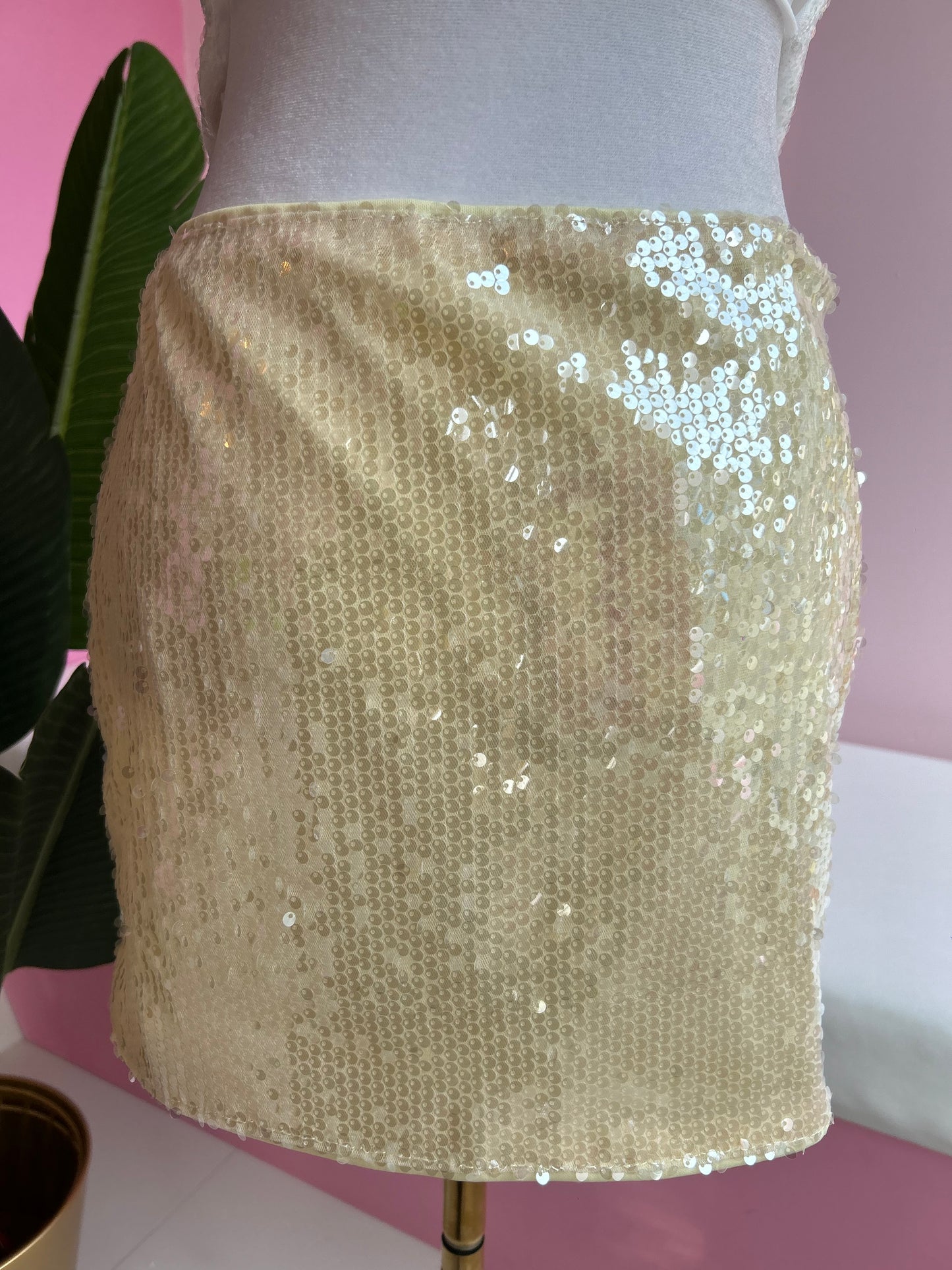 Pastel Sequins Skirt