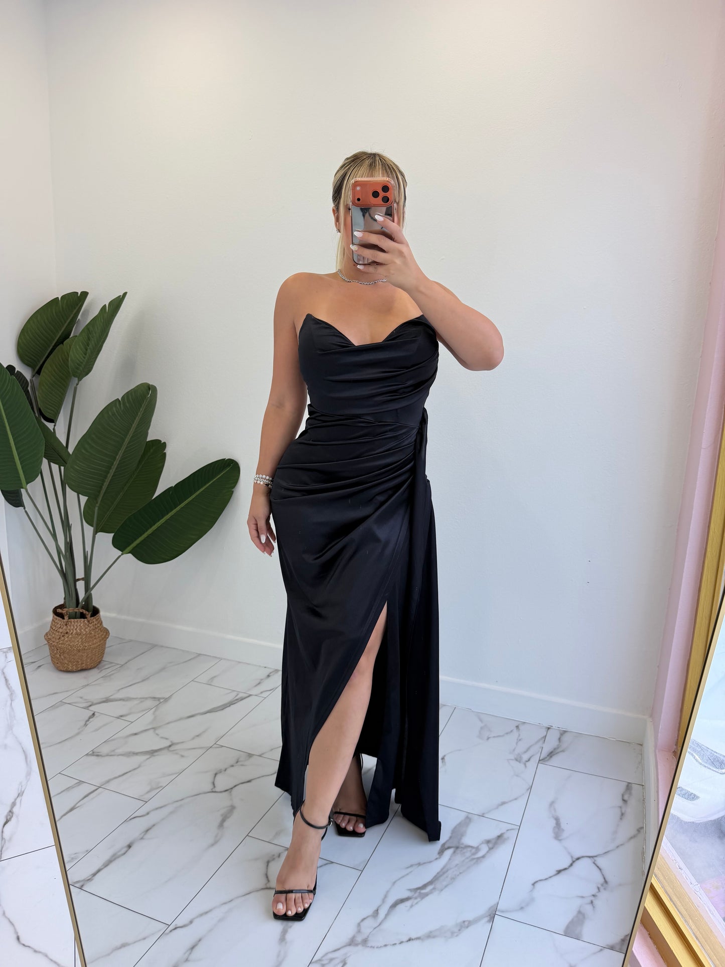 Maxi Satin Dress