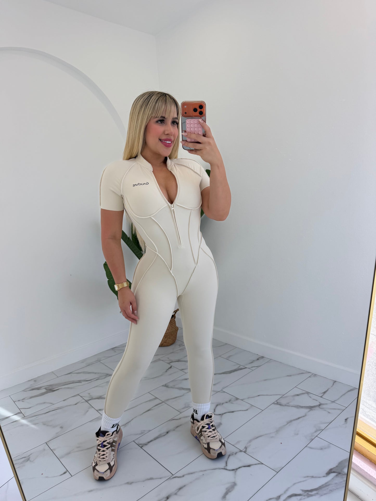 Wonder TShirt Zipper Jumpsuit