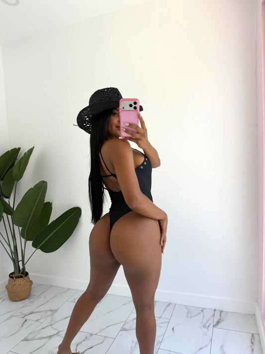 Thong Black Swimsuit