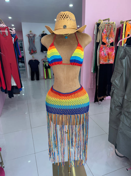 Arcoiris crochet