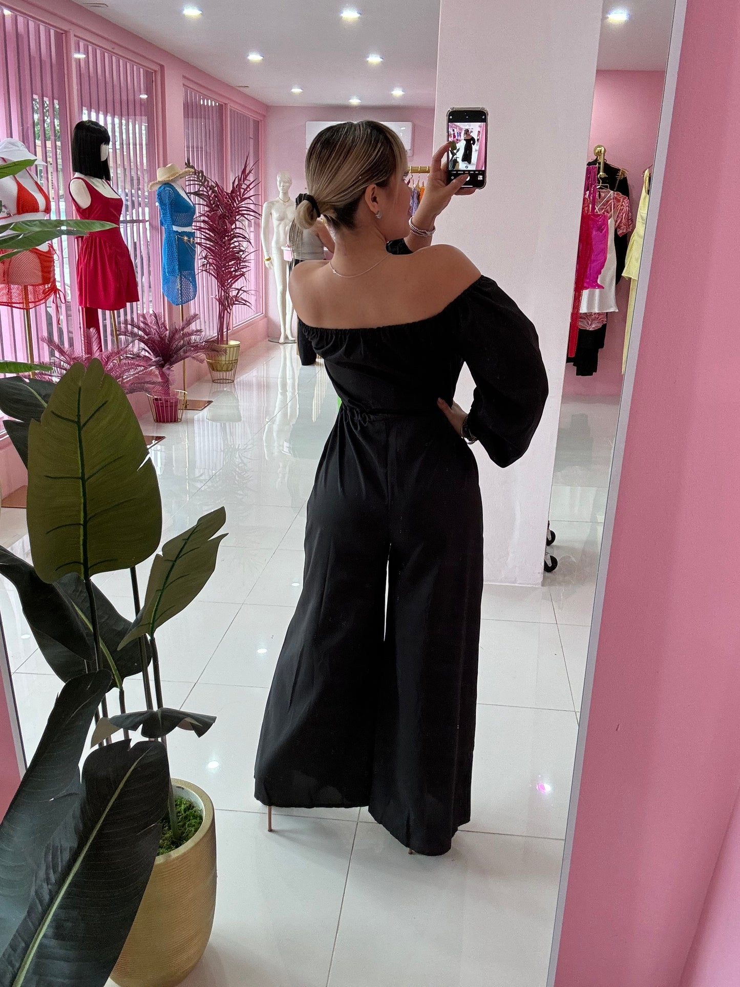 Off Shoulder Jumpsuit