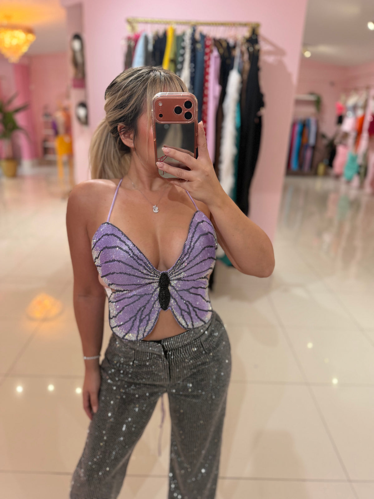 Rhinestone Diva Pant