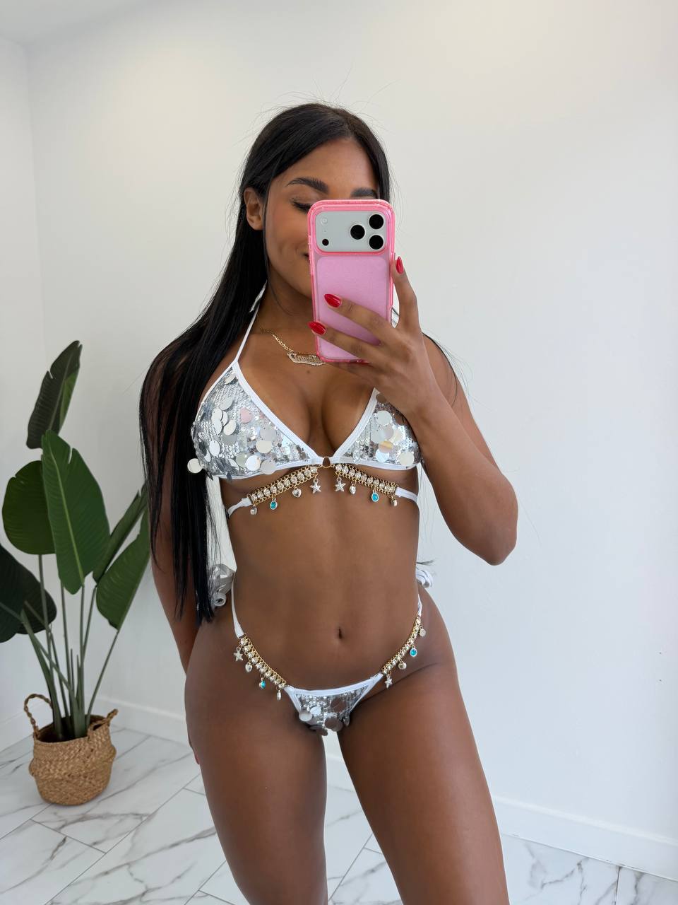 Sequins bikini set