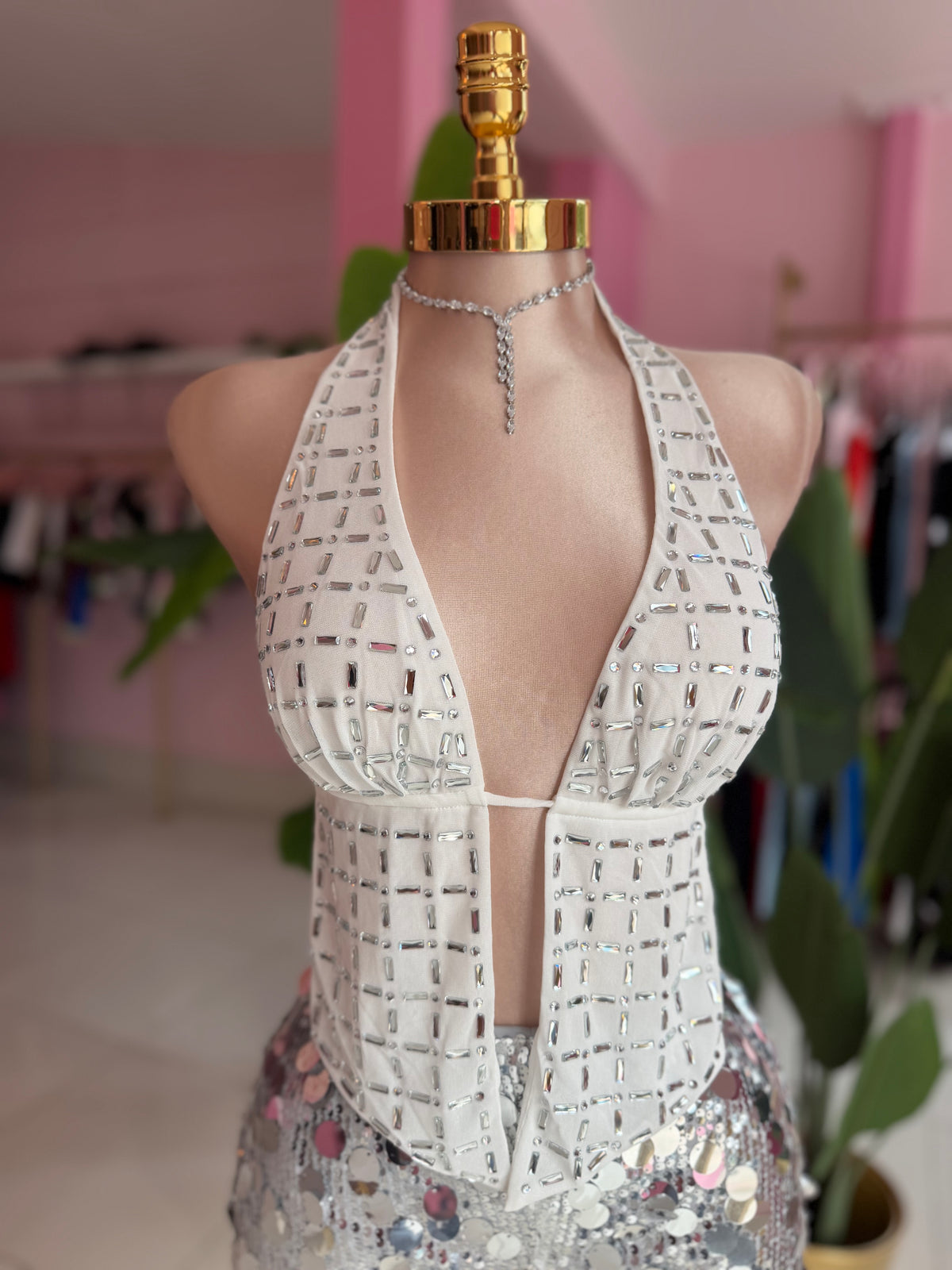 Party halter top