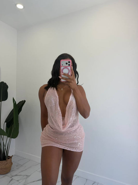 Sequins Pastel Pink Cover