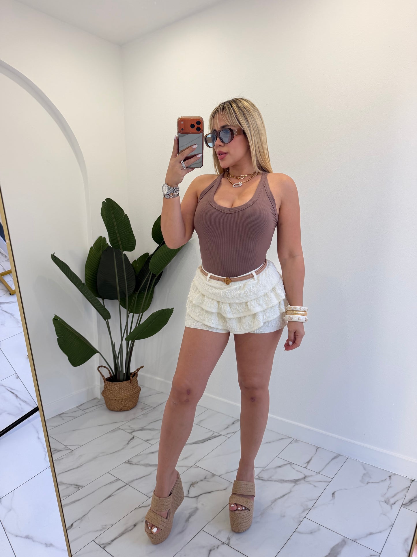 Coquette short crema