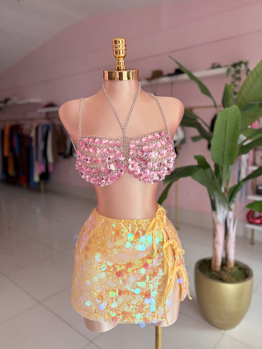 Arabe Rosa Top