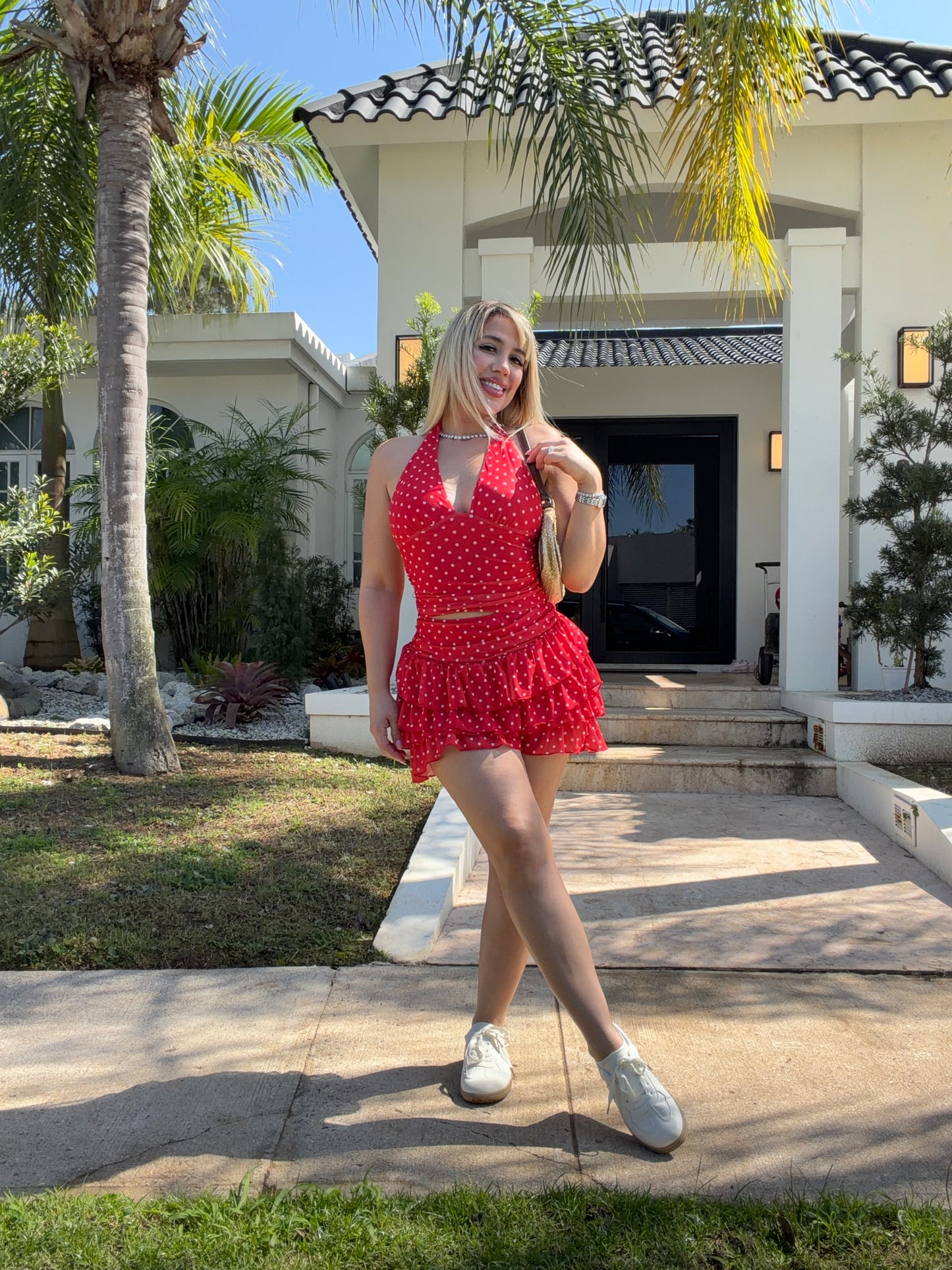 Polka Dot skort set