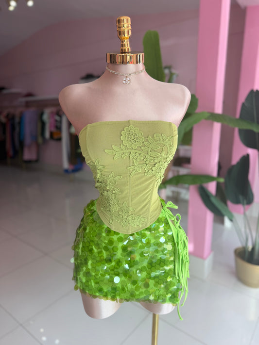 Strapless fairy top