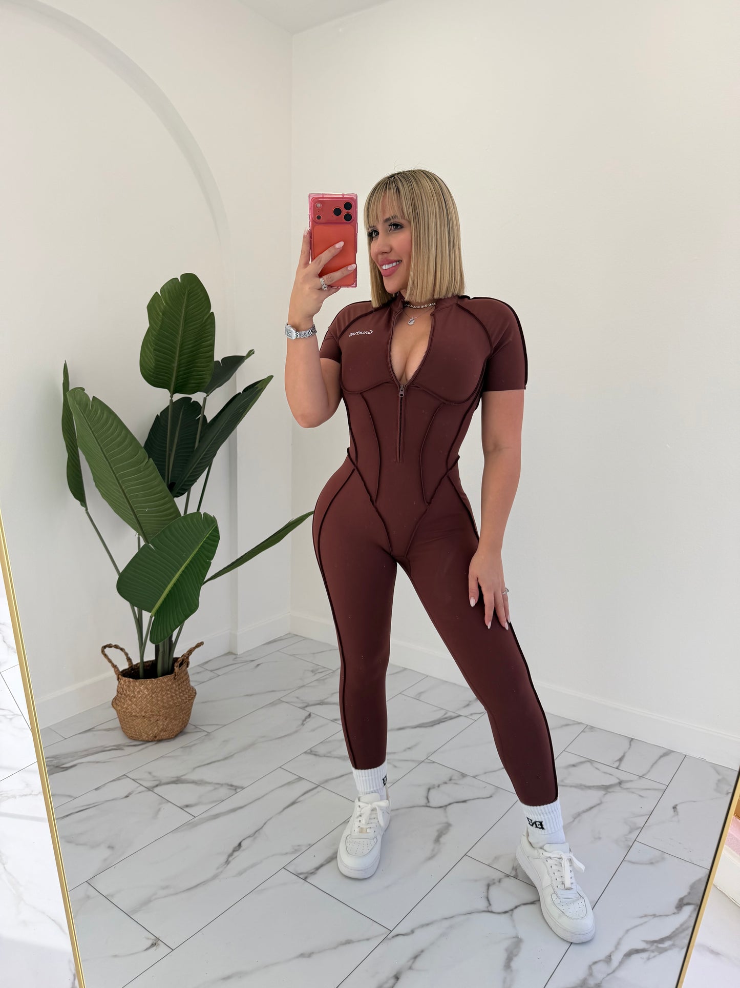 Wonder TShirt Zipper Jumpsuit