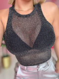 Redecilla Glitter Top