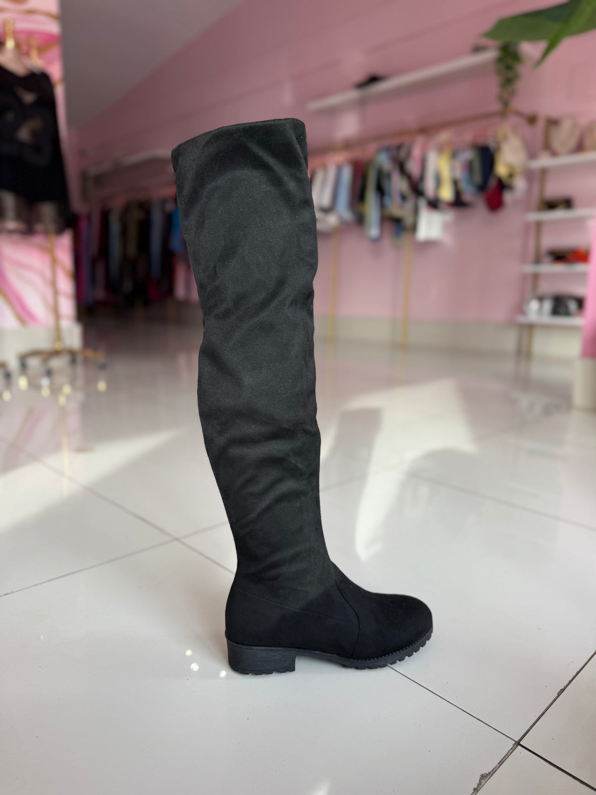 Botas long Gamuza