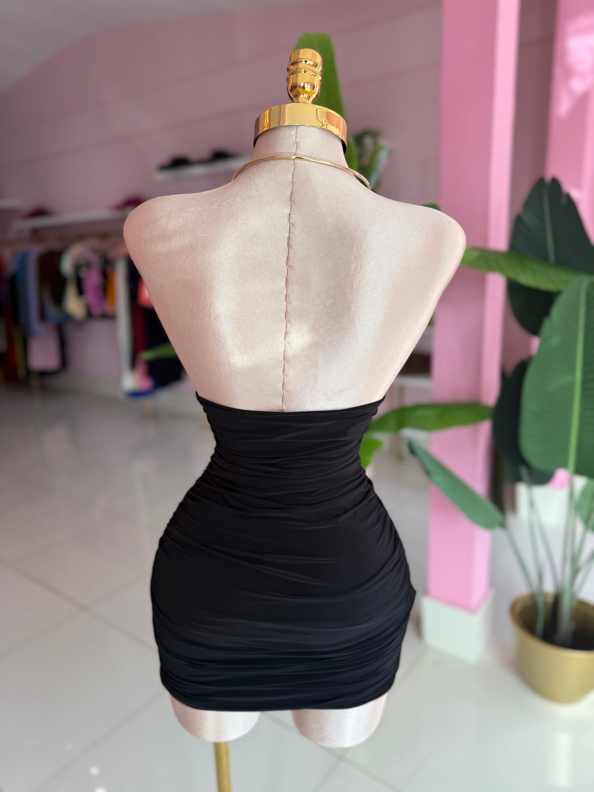 Black Collar dress
