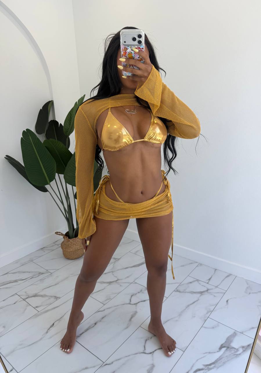 Gold bikini