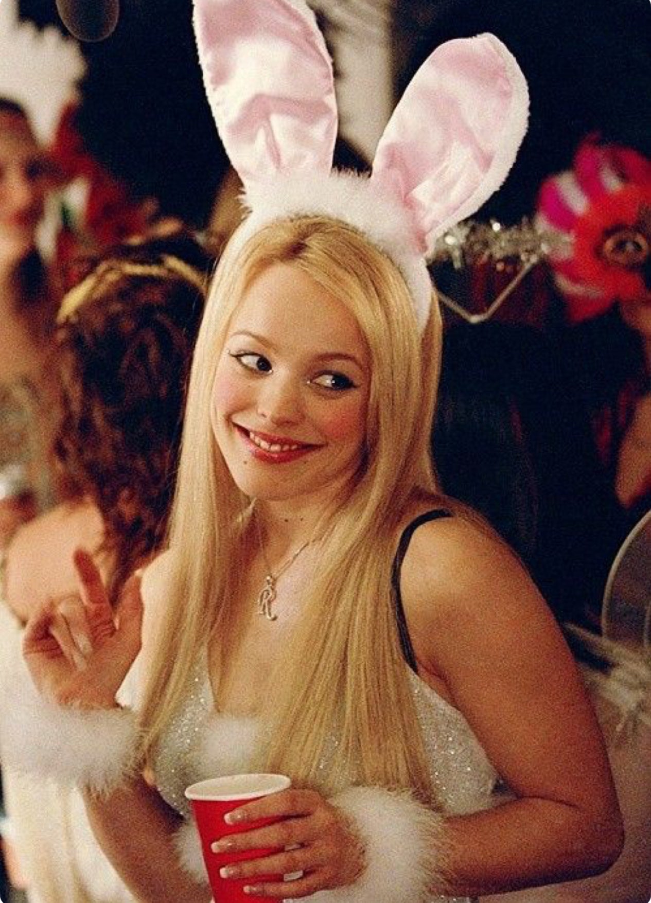 Fluffy bunny orejitas disfraz