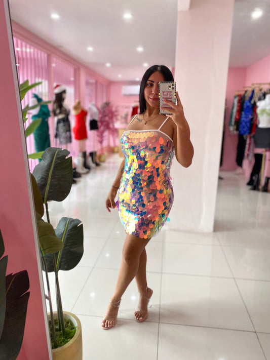 Sirena fiesta Dress (No estira)