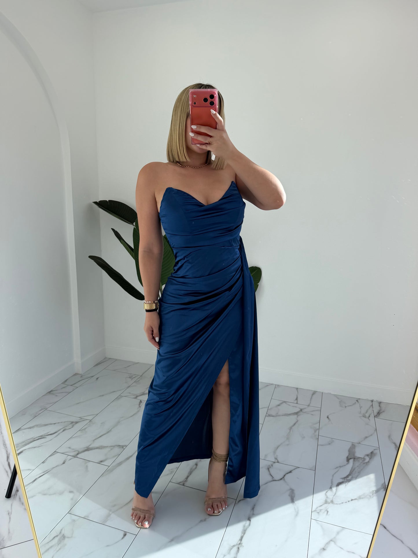 Maxi Satin Dress