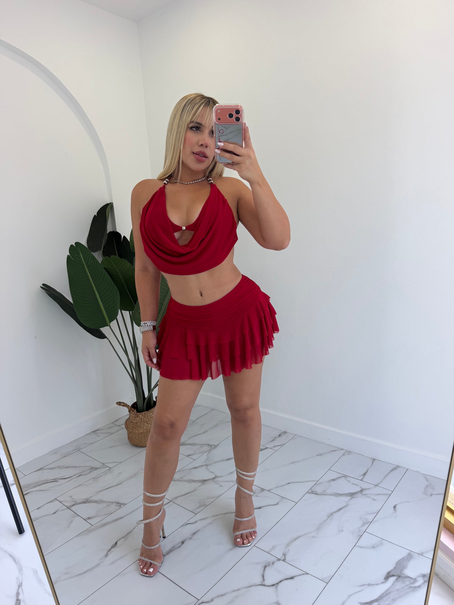 Doll skort set