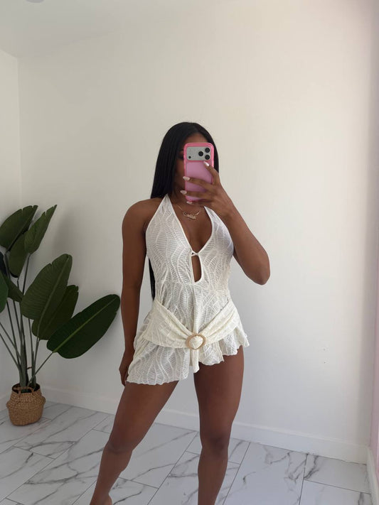 Irregular beach dress