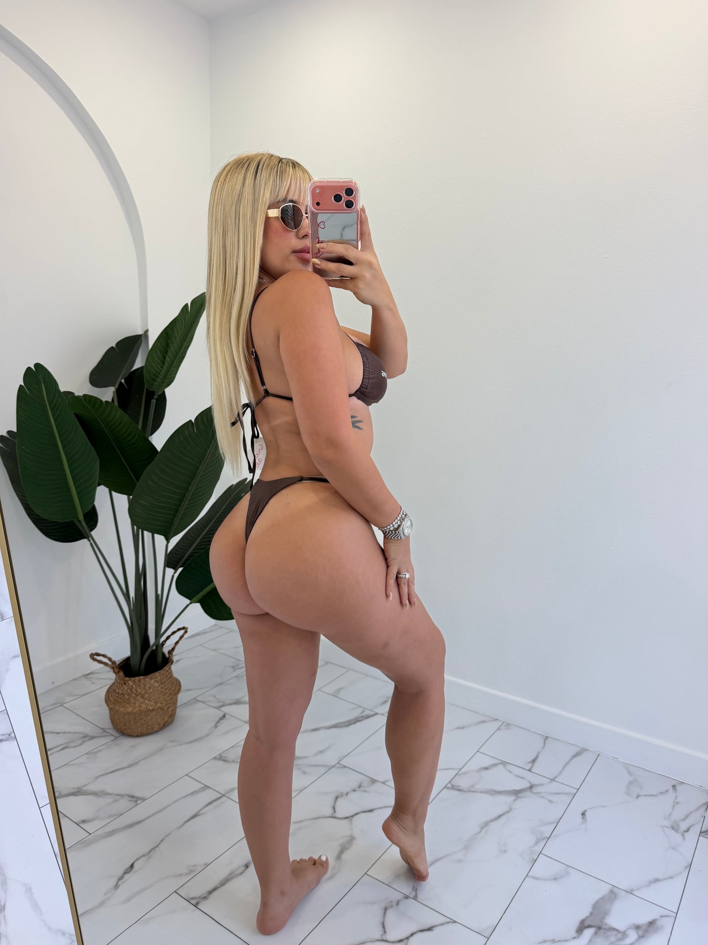Satin bikini