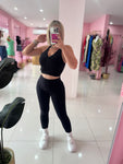 Skinny V legging Negro